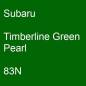 Preview: Subaru, Timberline Green Pearl, 83N.